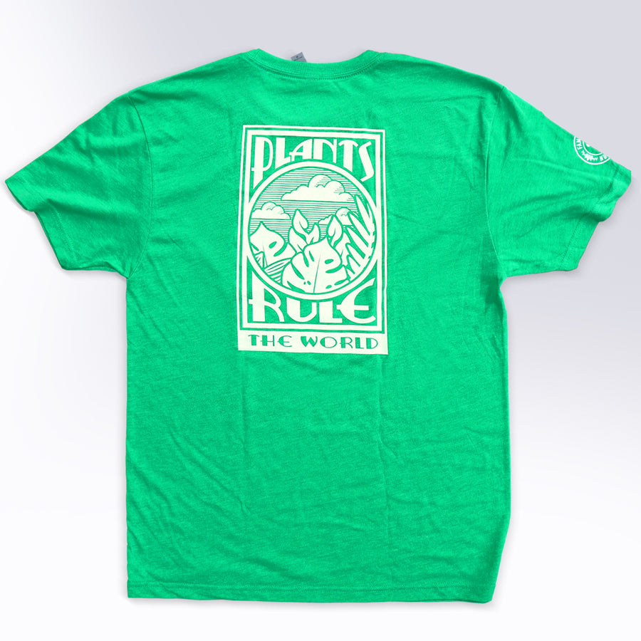 'Plants Rule' Envy Green Graphic Tee