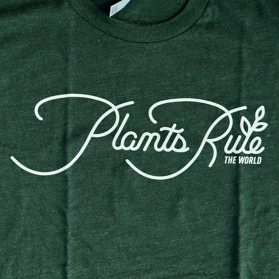 'Plants Rule Script' Graphic Tee